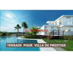 Terrain zone villa de 3600m² à côté hôtel selman